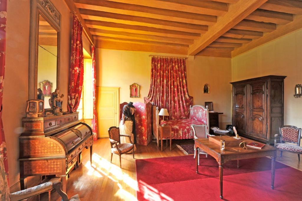 Bed and Breakfast Chateau Du Riau Villeneuve-sur-Allier Номер фото